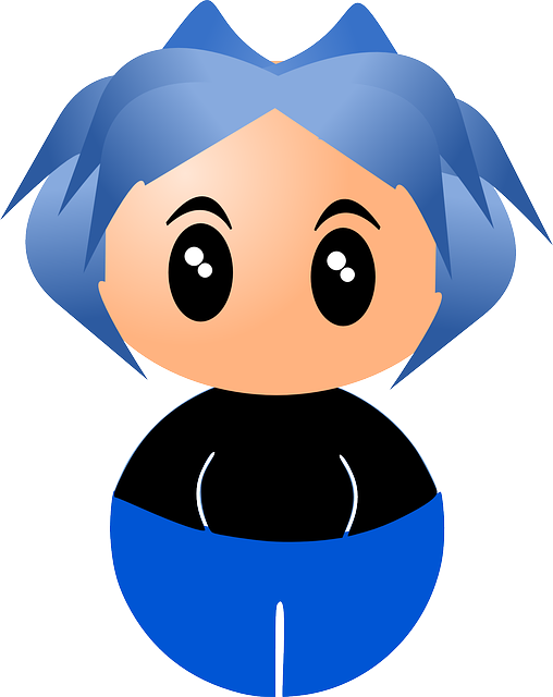 Free download Girl Blue Anime - Free vector graphic on Pixabay free illustration to be edited with GIMP free online image editor