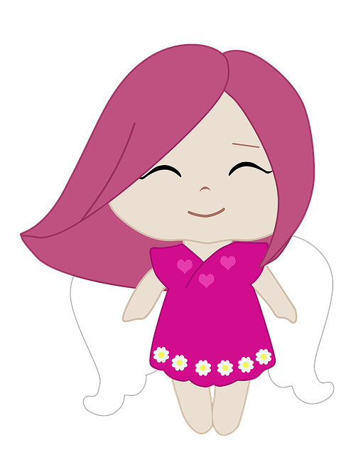 Free download Girl Kawaii Drawing -  free illustration to be edited with GIMP free online image editor