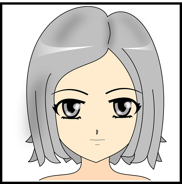 Free download Girl Manga Drawing -  free illustration to be edited with GIMP free online image editor