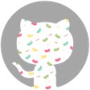 Github Confetti  screen for extension Chrome web store in OffiDocs Chromium