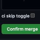 github pr ci skip toggle checkbox  screen for extension Chrome web store in OffiDocs Chromium