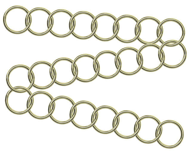 Free download Gold Chain Link -  free illustration to be edited with GIMP free online image editor