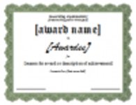 Free download Good Certificate Template for award DOC, XLS or PPT template free to be edited with LibreOffice online or OpenOffice Desktop online