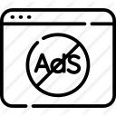Google Ads Hider  screen for extension Chrome web store in OffiDocs Chromium