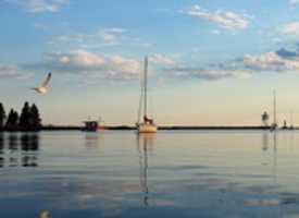 Free download Grand Marais Lake Dusk free photo or picture to be edited with GIMP online image editor