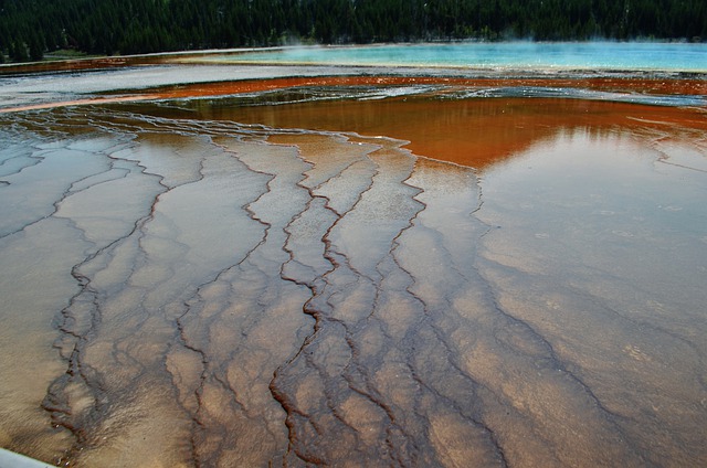 Free download grand prismatic geyser yellowstone np free picture to be edited with GIMP free online image editor