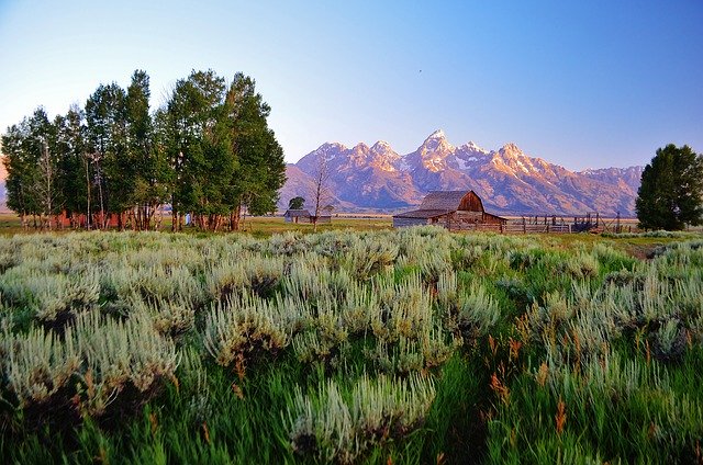 Free download grand teton np wyoming west nature free picture to be edited with GIMP free online image editor