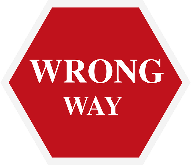 Free download Graphics Symbol Wrong Way - Free vector graphic on Pixabay free illustration to be edited with GIMP free online image editor