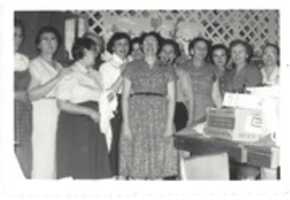 Free download Group of Female Employees at General Shoe Corporation (GENESCO) Hohenwald, Tennessee free photo or picture to be edited with GIMP online image editor