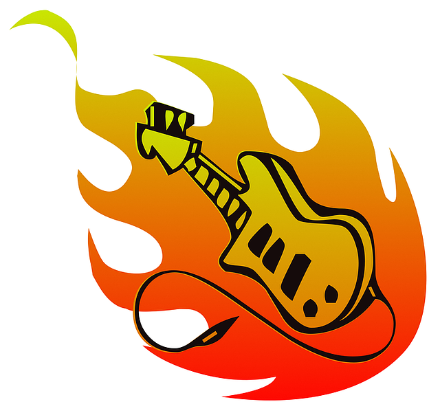 Free download Guitar Band Music -  free illustration to be edited with GIMP free online image editor