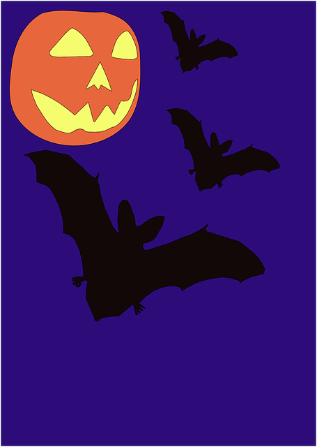 Free download Halloween Bats Night - Free vector graphic on Pixabay free illustration to be edited with GIMP free online image editor