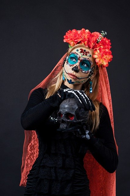 Free download halloween day of the dead mexico free picture to be edited with GIMP free online image editor