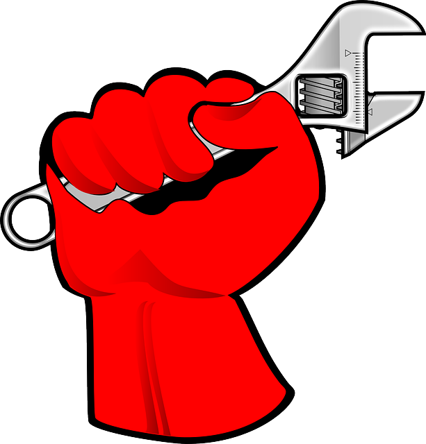 Free download Hand Fist Wrench - Free vector graphic on Pixabay free illustration to be edited with GIMP free online image editor