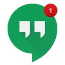 מסך התראות Hangouts עבור הרחבה של חנות האינטרנט של Chrome ב-OffiDocs Chromium