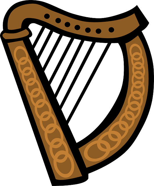 Free download Harp Irish Celtic - Free vector graphic on Pixabay free illustration to be edited with GIMP free online image editor