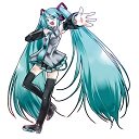 Hatsune Miku Theme  screen for extension Chrome web store in OffiDocs Chromium