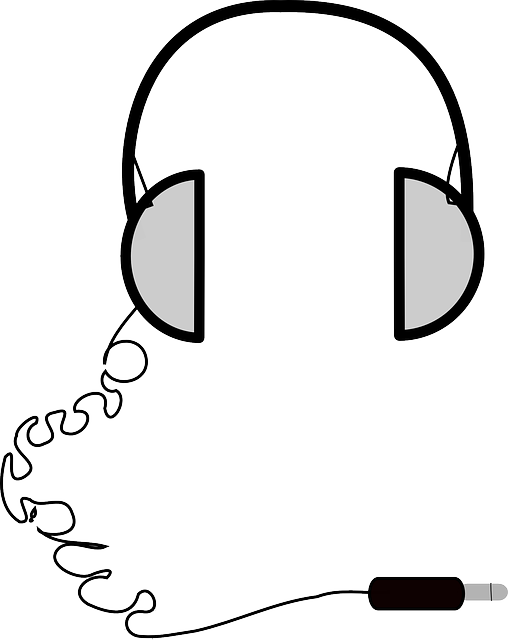 Free download Headphones Listening Audio - Free vector graphic on Pixabay free illustration to be edited with GIMP free online image editor