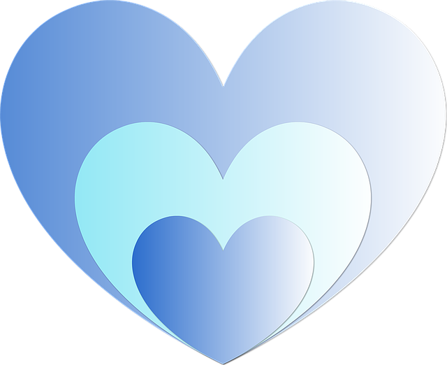 Free download Heart Hearts Blue -  free illustration to be edited with GIMP free online image editor