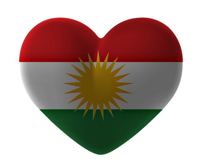 Free download Heart Iran Kurds -  free illustration to be edited with GIMP free online image editor