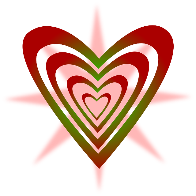 Free download Heart Love Star Tunnel Of - Free vector graphic on Pixabay free illustration to be edited with GIMP free online image editor