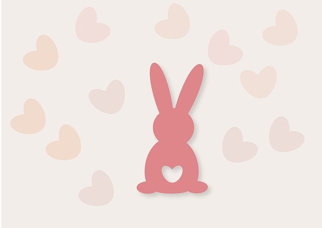 Free download heart rabbit easter bunny free picture to be edited with GIMP free online image editor