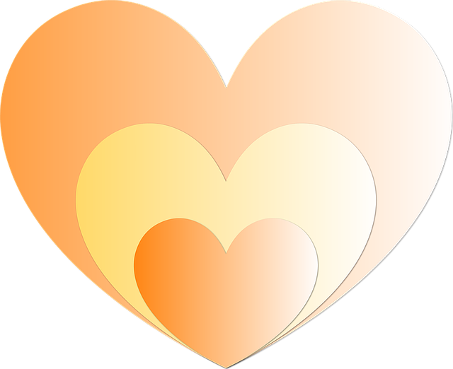 Free download Hearts Heart Orange -  free illustration to be edited with GIMP free online image editor