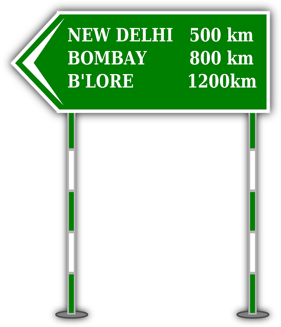 Free download Highway Direction Distance - Free vector graphic on Pixabay free illustration to be edited with GIMP free online image editor