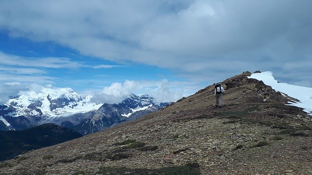 Kostenloser Download „Wandern am Gletscherberg“ – kostenloses Foto oder Bild zur Bearbeitung mit dem Online-Bildeditor GIMP