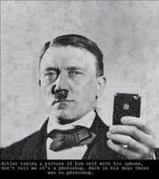 Free download Hitler on the iPhone free photo or picture to be edited with GIMP online image editor