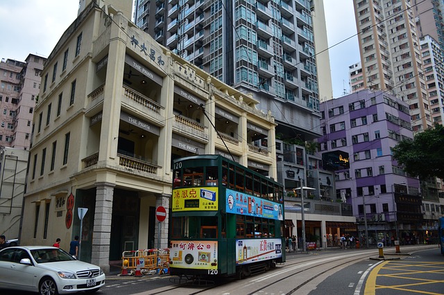 ດາວໂຫຼດຟຣີ hongkong tram railway asia hong free picture to be edited with GIMP free online image editor