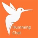 Humming Chat  screen for extension Chrome web store in OffiDocs Chromium