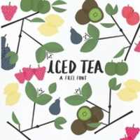 Free download Iced Tea font free photo or picture to be edited with GIMP online image editor