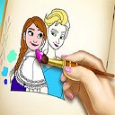 Экран Ice Kingdom Coloring Book для расширения интернет-магазина Chrome в OffiDocs Chromium