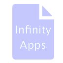 Infinty Apps  screen for extension Chrome web store in OffiDocs Chromium