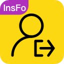 InsFo Follower Export tool  screen for extension Chrome web store in OffiDocs Chromium