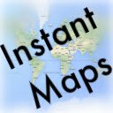 Instant Maps  screen for extension Chrome web store in OffiDocs Chromium