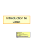 Free download Introduction to Linux Microsoft Word, Excel or Powerpoint template free to be edited with LibreOffice online or OpenOffice Desktop online