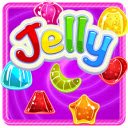 Jelly Match 3 Game Runs Offline screen para la extensión Chrome web store en OffiDocs Chromium