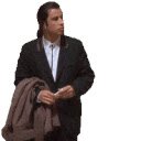 John Travolta Pulp Fiction Gif  screen for extension Chrome web store in OffiDocs Chromium