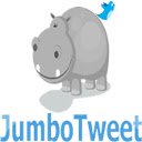 Jumbotweet  screen for extension Chrome web store in OffiDocs Chromium