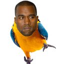 Kanye Parrot  screen for extension Chrome web store in OffiDocs Chromium