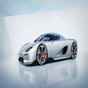 Koenigsegg CC850 Theme  screen for extension Chrome web store in OffiDocs Chromium