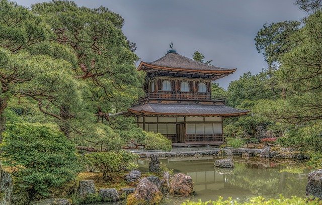 Free download kyoto japan temple ginkaku ji free picture to be edited with GIMP free online image editor