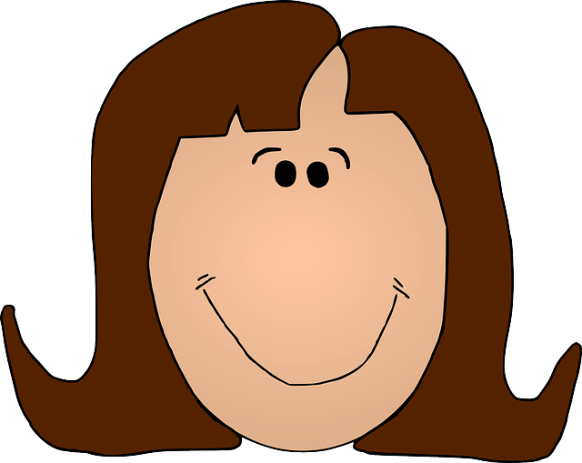 Free download Lady Face Smiling - Free vector graphic on Pixabay free illustration to be edited with GIMP free online image editor