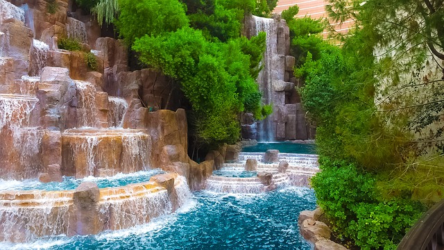 Free download lasvegas waterfall lv usa nevada free picture to be edited with GIMP free online image editor