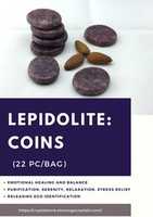 Free download Lepidolite Coins ( 22 Pc Bag) free photo or picture to be edited with GIMP online image editor