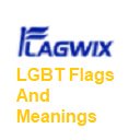 پرچم‌ها و معانی LGBT صفحه نمایش Flagwix برای افزونه فروشگاه وب Chrome در OffiDocs Chromium