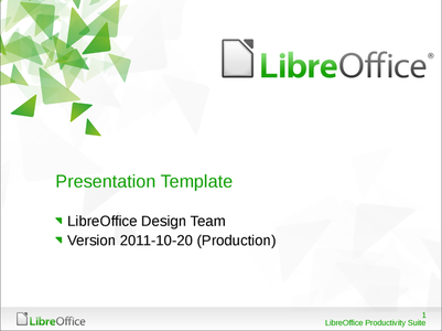 Download gratuito di modelli di presentazione di LibreOffice - Modello DOC, XLS o PPT della comunità gratuito da modificare con LibreOffice online o OpenOffice Desktop online