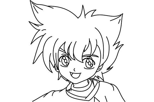 Скачать бесплатно Line Draw Max Tate Beyblade - бесплатная иллюстрация для редактирования с помощью бесплатного онлайн-редактора изображений GIMP