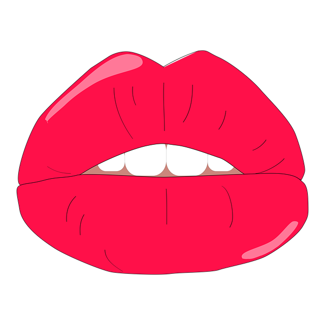 Free download Lips Pout Kiss Female -  free illustration to be edited with GIMP free online image editor